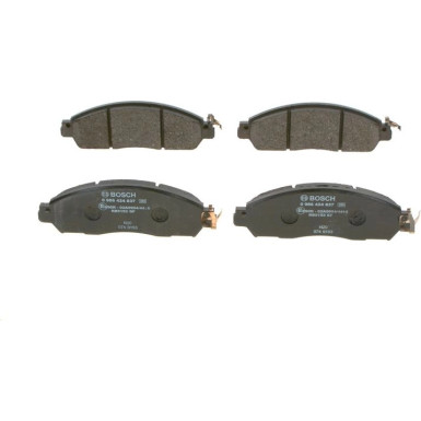 Bremsbelagsatz, Scheibenbremse 0 986 424 837 Bremsbelagsatz, Scheibenbremse 0 986 424 837