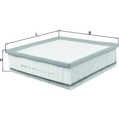 Knecht Luftfilter LX 4038