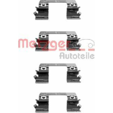 Metzger Zubehörsatz, Scheibenbremsbelag 109-1234