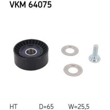 Spannrolle, Keilrippenriemen VKM 64075 Spannrolle, Keilrippenriemen VKM 64075