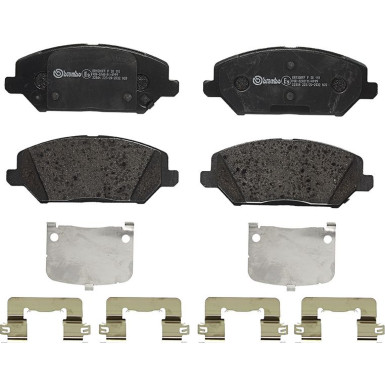 Brembo Bremsbelagsatz, Scheibenbremse PRIME LINE P 30 110 Brembo Bremsbelagsatz, Scheibenbremse PRIME LINE P 30 110