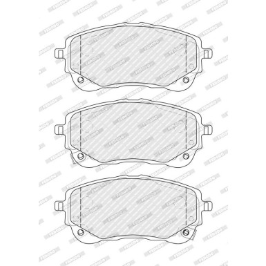 Ferodo Bremsbelagsatz, Scheibenbremse PREMIER ECO FRICTION FDB5292