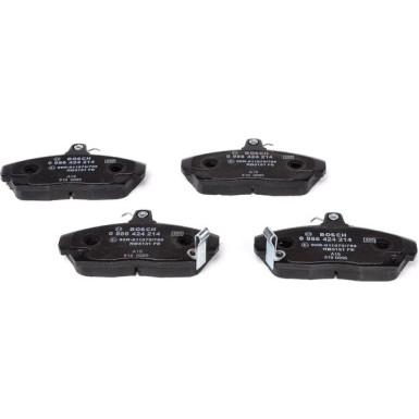 BOSCH Bremsbelagsatz, Scheibenbremse 0 986 424 214