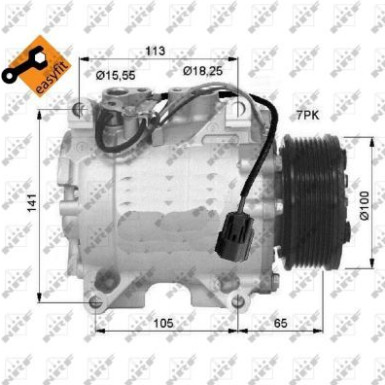 Kompressor, Klimaanlage 32448 Kompressor, Klimaanlage 32448