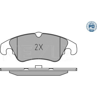 Meyle Bremsbelagsatz, Scheibenbremse MEYLE-PD: Advanced performance and design 025 222 5219/PD