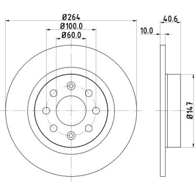 Bremsscheibe 8DD 355 112-621