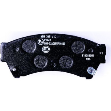 Hella Bremsbelagsatz, Scheibenbremse 8DB 355 013-761 Hella Bremsbelagsatz, Scheibenbremse 8DB 355 013-761