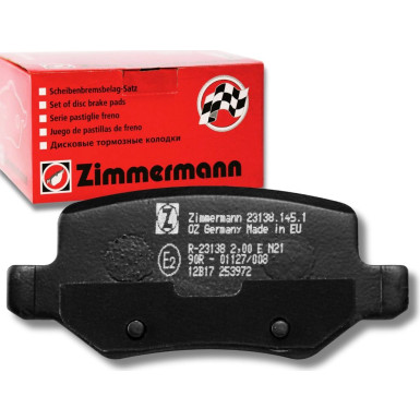 ZIMMERMANN 23138.145.2 Bremsbeläge mit Schrauben und Feder ZIMMERMANN 23138.145.2 Bremsbeläge mit Schrauben und Feder