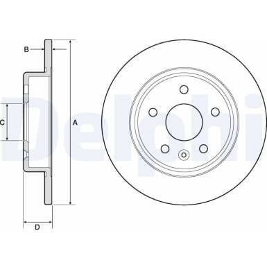 Delphi Bremsscheibe BG4761C Delphi Bremsscheibe BG4761C