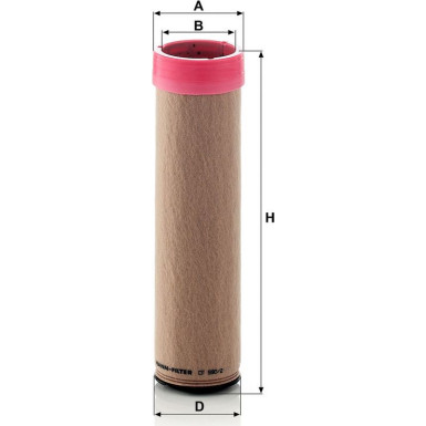 Mann-Filter Sekundärluftfilter CF 990/2 Mann-Filter Sekundärluftfilter CF 990/2