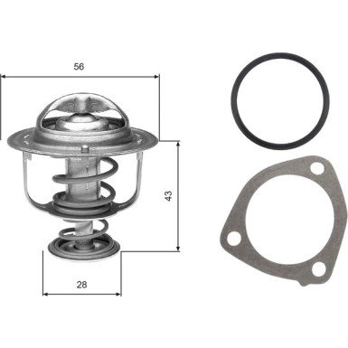 Gates Thermostat, Kühlmittel TH31276G1