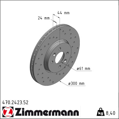 Bremsscheibe 470.2423.52 Bremsscheibe 470.2423.52