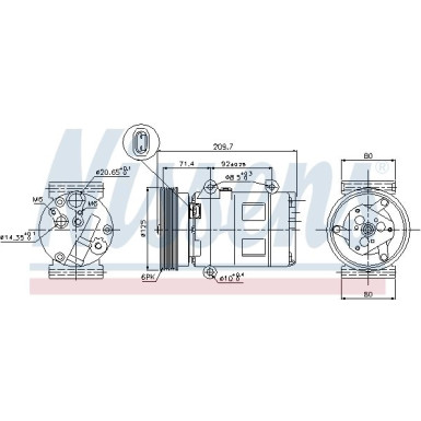 Kompressor, Klimaanlage 89072 Kompressor, Klimaanlage 89072