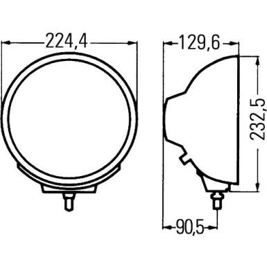 Hella Nebelscheinwerfer 1N8 007 560-031