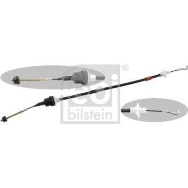 FEBI BILSTEIN 04197 Seilzug, Kupplungsbetätigung