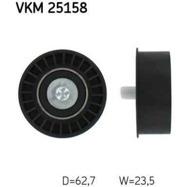SKF Umlenk-/Führungsrolle, Zahnriemen VKM 25158