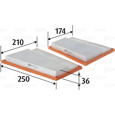 Valeo Luftfilter 585430