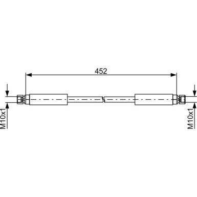 BOSCH Bremsschlauch 1 987 481 754