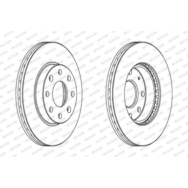 Bremsscheibe DDF1279C