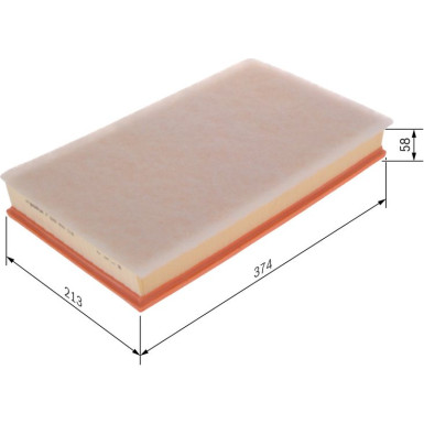 BOSCH F 026 400 516 Luftfilter