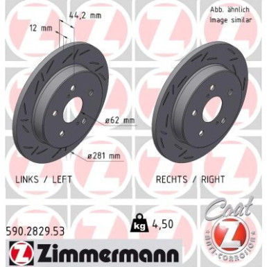 Zimmermann Bremsscheibe BLACK Z 590.2829.53