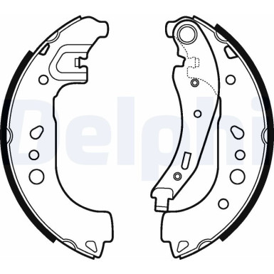 Bremsbackensatz LS2109 Bremsbackensatz LS2109