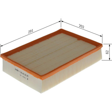 BOSCH F 026 400 230 Luftfilter BOSCH F 026 400 230 Luftfilter