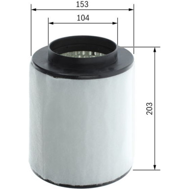 Luftfilter F 026 400 804 Luftfilter F 026 400 804
