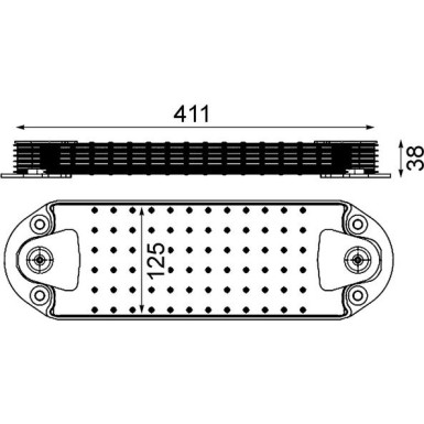 Ölkühler, Motoröl CLC 216 000P Ölkühler, Motoröl CLC 216 000P