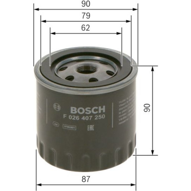 Ölfilter F 026 407 250