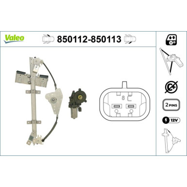 Valeo Fensterheber 850112