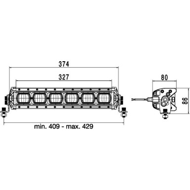 Arbeitsscheinwerfer 1GJ 360 001-002 Arbeitsscheinwerfer 1GJ 360 001-002