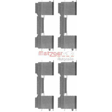Metzger Zubehörsatz, Scheibenbremsbelag 109-1729