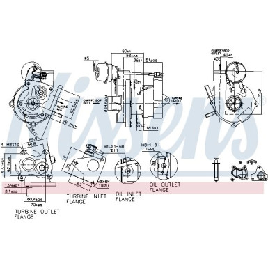 Nissens Turbolader 93073