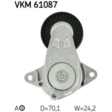 SKF Spannrolle, Keilrippenriemen VKM 61087