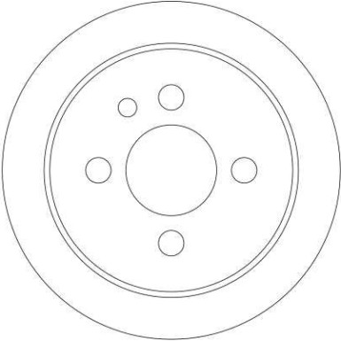 TRW Bremsscheibe DF4334