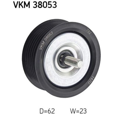SKF Umlenk-/Führungsrolle, Keilrippenriemen VKM 38053