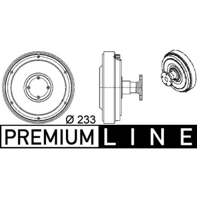 Mahle Kupplung, Kühlerlüfter BEHR Premium Line CFC 98 000P