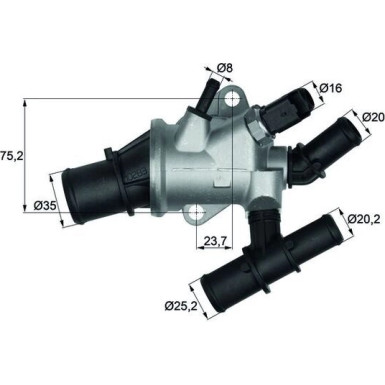 Thermostat, Kühlmittel TI 162 88 Thermostat, Kühlmittel TI 162 88