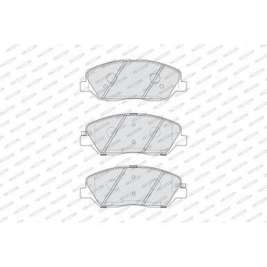Ferodo Bremsbelagsatz, Scheibenbremse PREMIER ECO FRICTION FDB4111 Ferodo Bremsbelagsatz, Scheibenbremse PREMIER ECO FRICTION FDB4111