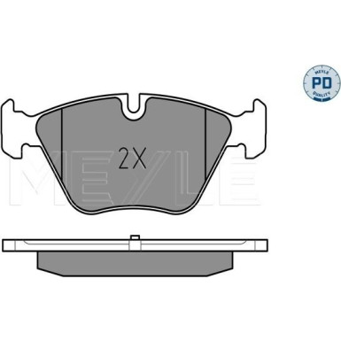 Meyle Bremsbelagsatz, Scheibenbremse MEYLE-PD: Advanced performance and design 025 237 9420/PD Meyle Bremsbelagsatz, Scheibenbremse MEYLE-PD: Advanced performance and design 025 237 9420/PD
