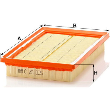 MANN-FILTER C 28 005 Luftfilter MANN-FILTER C 28 005 Luftfilter