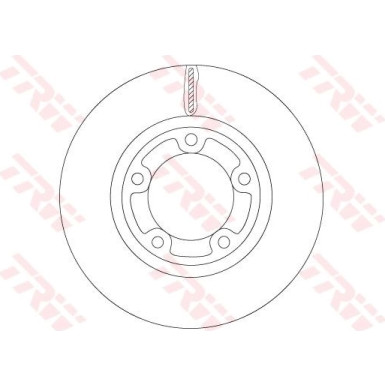 TRW Bremsscheibe DF6712
