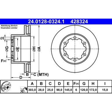 Bremsscheibe 24.0128-0324.1