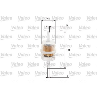 Valeo Kraftstofffilter 587011