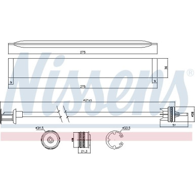 Nissens Trockner, Klimaanlage 95577