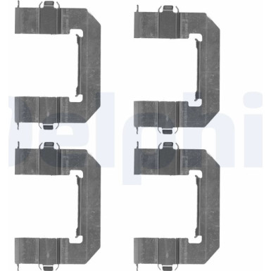 Delphi Zubehörsatz, Scheibenbremsbelag LX0501