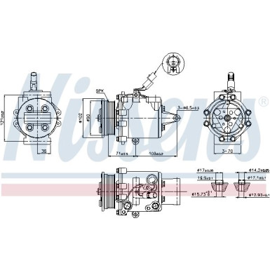 Kompressor, Klimaanlage 89591 Kompressor, Klimaanlage 89591