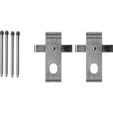 Hella Zubehörsatz, Scheibenbremsbelag 8DZ 355 203-111