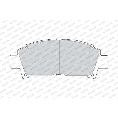 Ferodo Bremsbelagsatz, Scheibenbremse PREMIER ECO FRICTION FDB928